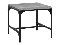 Mesa De Centro| Conjunto de 2 Mesas de Centro | Mesa de apoio | Mesa de café 40x40x35 cm deriv. madeira sonoma Cinzento
