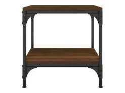 Conjunto de 2 Mesas de Centro | Mesa de apoio | Mesa de café derivados madeira carvalho^ Mesa De Centro
