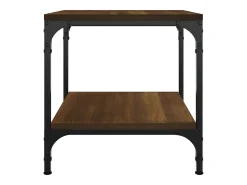 Conjunto de 2 Mesas de Centro | Mesa de apoio | Mesa de café derivados madeira carvalho^ Mesa De Centro