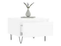 Conjunto de 2 Mesas de Centro | Mesa de apoio | Mesa de café 50x46x35cm deriv. madeira brilhante^ Mesa De Centro