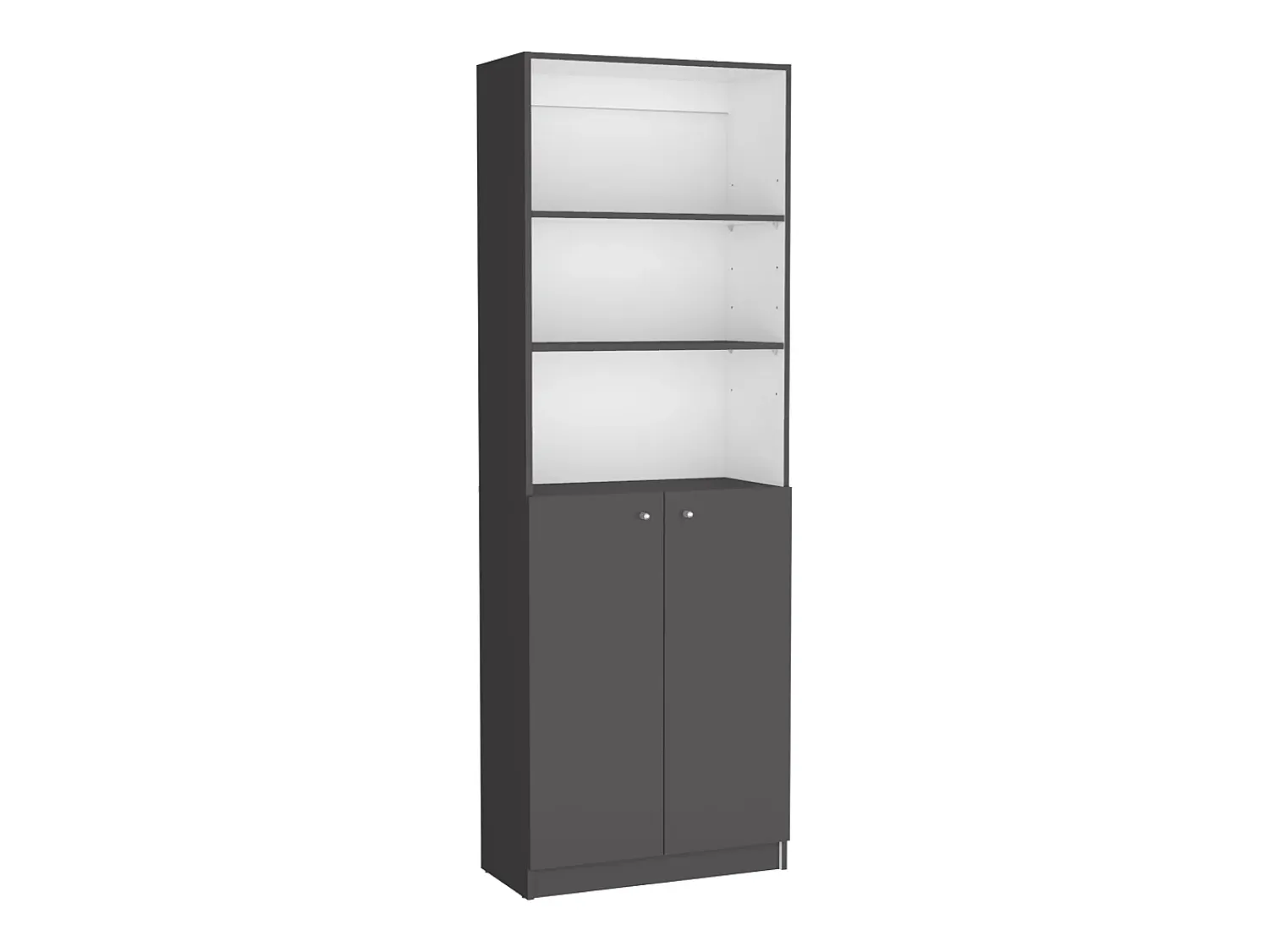 Prateleira*TuHome Conjunto de 3 peças de melamina para escritório em casa com prateleiras , 180.6 cm X 170.6 cm X 29.9 cm , Multicolor Multicor