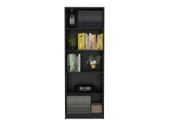 TuHome Conjunto de 3 peças de melamina para escritório em casa com prateleiras , 180.6 cm X 188.4 cm X 29.9 cm ,^ Biblioteca