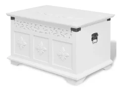 Acessórios De Arrumação|vidaxl Conjunto de arcas de arrumação 2 pcs Branco