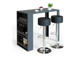 Clearance Vicco Conjunto de mesa de bar antracite 57x117x106 Cinza antracite