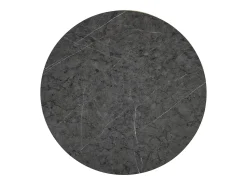 Mesa De Centro|Merax Conjunto de mesas de centro empilháveis em madeira - folheado com efeito mármore branco e metal dourado - MDF - para sala de estar - cinza e branco Cinzento