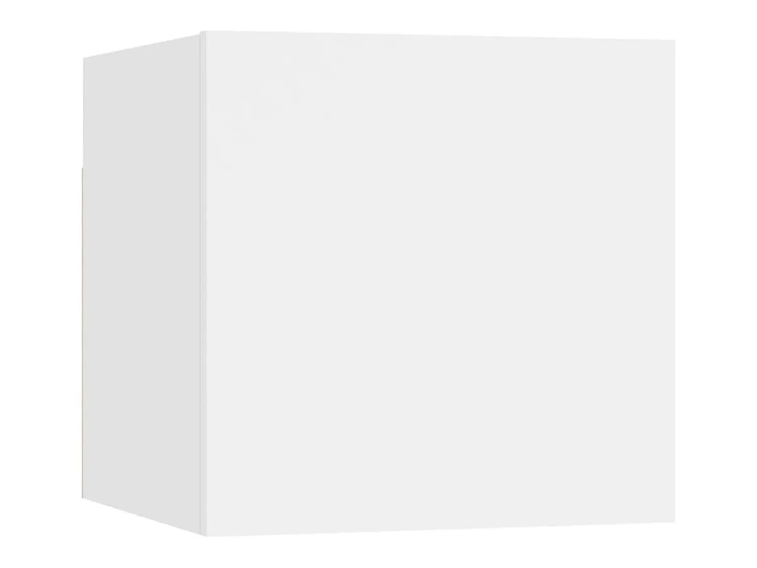 Móvel De Tv|Helloshop26 Conjunto de móveis armário buffet TV televisão sala de estar quarto sala de estar 5 peças madeira projetada branca 02_0024864 Branco