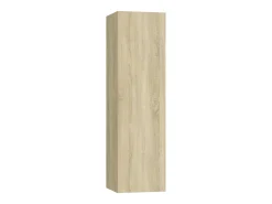 Móvel De Tv|Helloshop26 Conjunto de móveis armário aparador TV televisão sala de estar quarto sala 4 peças sonoma carvalho madeira projetada marrom 02_0024825 Castanho