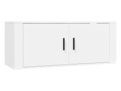Móvel De Tv|Helloshop26 Conjunto de móveis armário aparador TV televisão sala de estar quarto sala de estar 8 peças madeira projetada 02_0025236 Branco