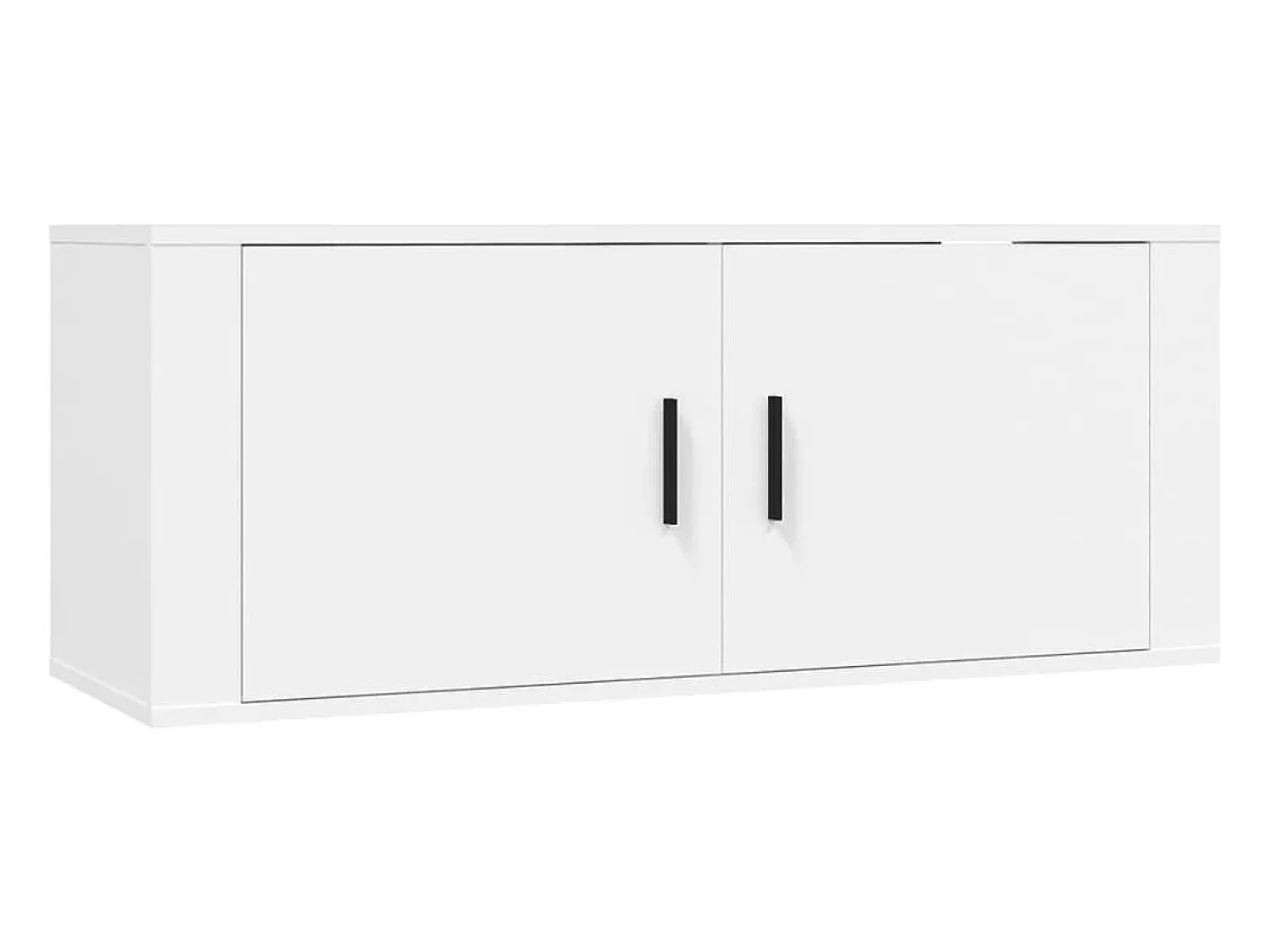 Móvel De Tv|Helloshop26 Conjunto de móveis armário aparador TV televisão sala de estar quarto sala de estar 8 peças madeira projetada 02_0025236 Branco