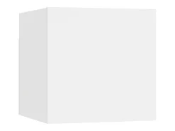 Móvel De Tv|Helloshop26 Conjunto de móveis armário aparador tv televisão sala de estar quarto 4 peças madeira projetada branca 02_0024670 Branco