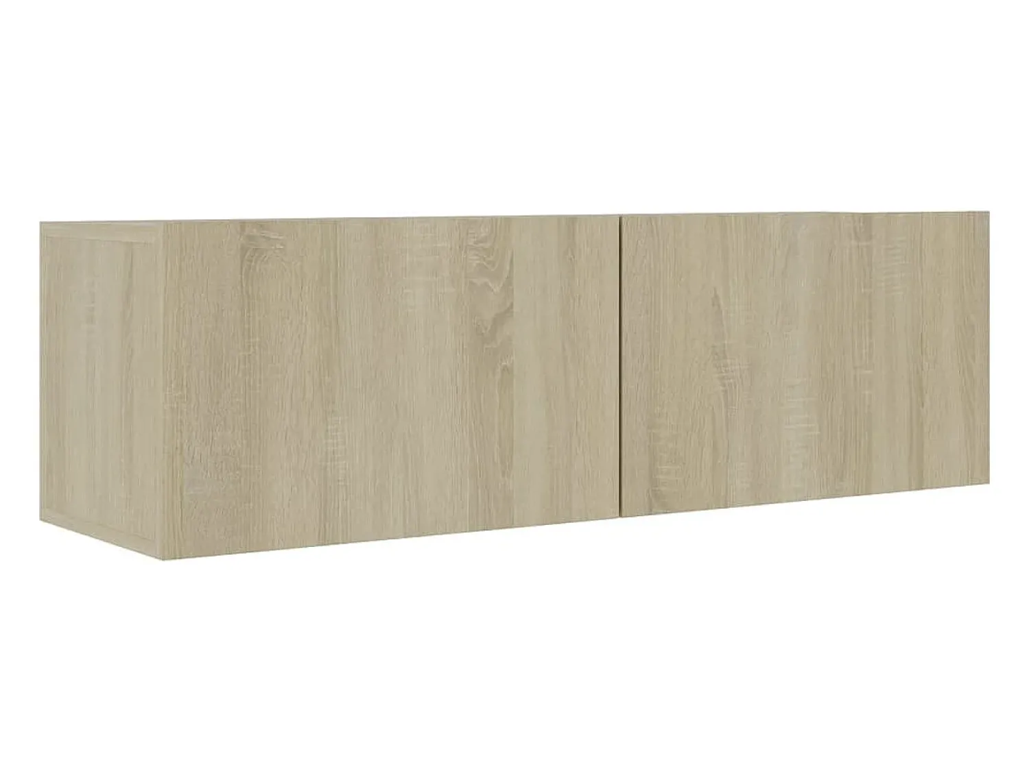 Móvel De Tv*Helloshop26 Conjunto de móveis de 4 peças incluindo guarda-roupa aparador suporte para TV sala de estar/quarto madeira de engenharia de carvalho Sonoma marrom 02_0024306 Castanho