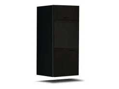 Móvel De Tv|Price Factory Conjunto de móveis de sala de estar s, suspensos, coleção CEPTO XXVII. 240cm, 8 móveis, leds, modulares. Preto