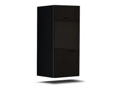 Price Factory Conjunto de móveis de sala de estar s suspensos coleção CEPTO I 256cm, 8 portas, 6 prateleiras, leds, modulares.^ Móvel De Tv