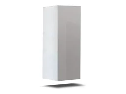 Móvel De Tv*Price Factory Conjunto de móveis de sala suspensos s da coleção CEPTo XV. 249cm, 8 móveis, com LEDs. Branco