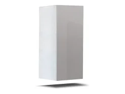 Móvel De Tv*Price Factory Conjunto de móveis de sala de estar s suspensos coleção CEPTO VI 256cm, 7 portas, 6 prateleiras incluindo uma de parede, leds, modulares. Branco