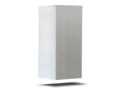 Móvel De Tv*Price Factory Conjunto de móveis de sala de estar s suspensos coleção CEPTO I 240cm, 8 portas, 6 prateleiras, leds. Branco