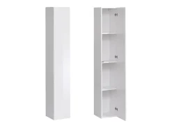 Price Factory Conjunto de móveis para sala de estar SWITCH III design, cores carvalho e branco. Acabamentos em efeito carvalho fresado e brilhante.^ Móvel De Tv