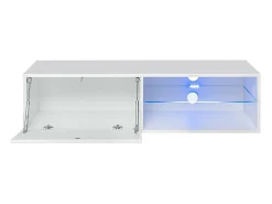 Móvel De Tv|Price Factory Conjunto de móveis para sala de estar SWITCH XXV, design em e branco. Preto