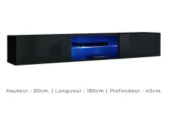 Price Factory Conjunto de móveis para sala de estar SWITCH XXI, design em e branco.^ Móvel De Tv