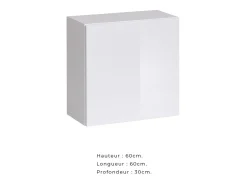 Móvel De Tv|Price Factory Conjunto de móveis para sala de estar SWITCH XXVI, design em e branco. Preto