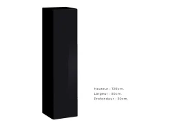 Móvel De Tv|Price Factory Conjunto de móveis para sala de estar SWITCH XXVI, design em e branco. Preto