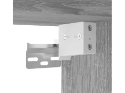 Móvel De Tv|Helloshop26 Conjunto de móveis Sonoma de madeira engenheirada com 3 peças (armário aparador suporte para TV sala de estar quarto sala de TV) - 02_0024637 Castanho