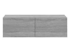 Móvel De Tv|Helloshop26 Conjunto de móveis Sonoma de madeira engenheirada com 3 peças (armário aparador suporte para TV sala de estar quarto sala de TV) - 02_0024638 Castanho