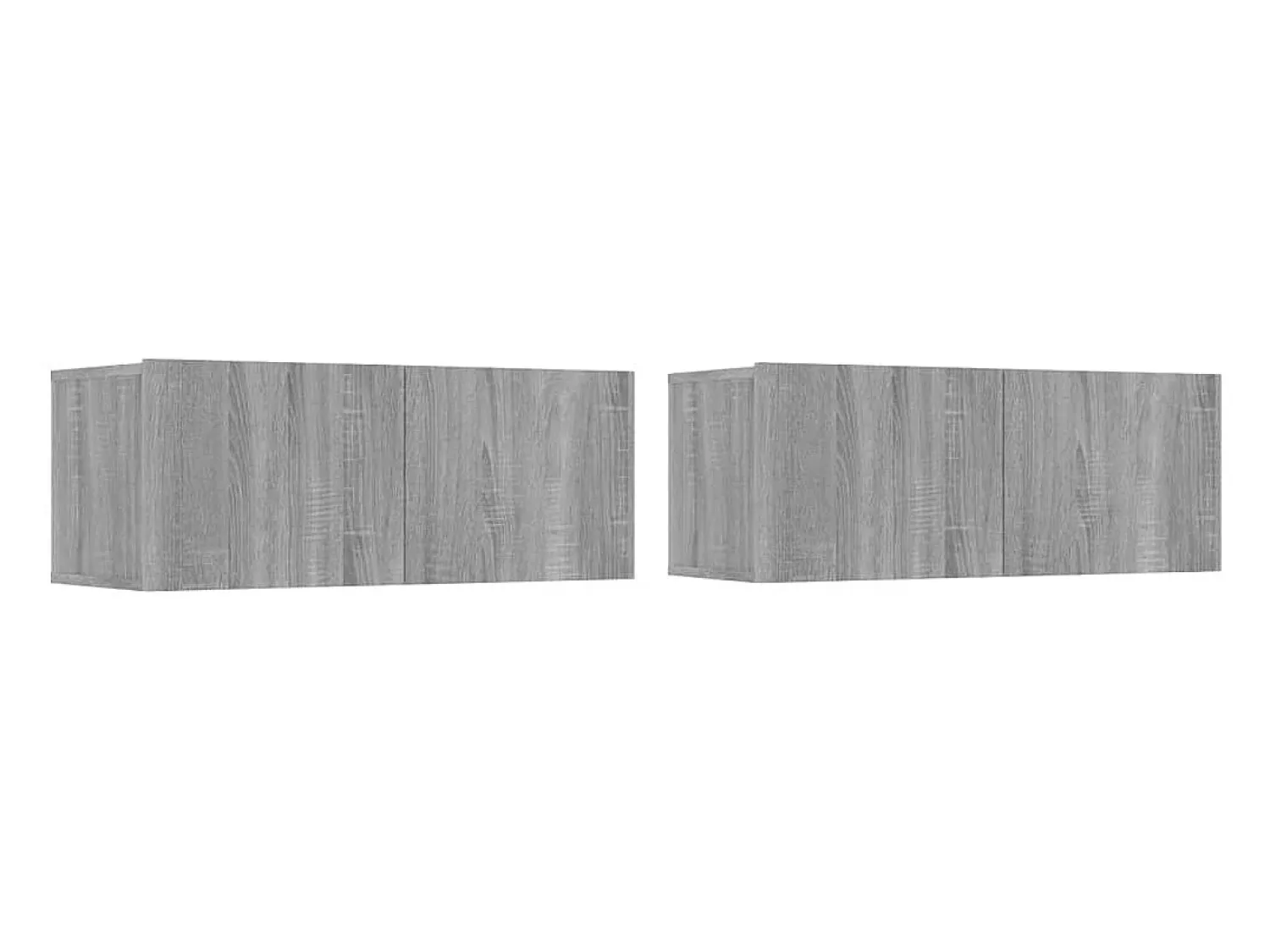 Móvel De Tv*Helloshop26 Conjunto de móveis Sonoma de madeira engenheirada com 4 peças (armário aparador suporte para TV sala de estar quarto sala de TV) - 02_0024837 Castanho
