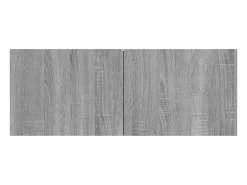 Móvel De Tv*Helloshop26 Conjunto de móveis Sonoma de madeira engenheirada com 4 peças (armário aparador suporte para TV sala de estar quarto sala de TV) - 02_0024837 Castanho