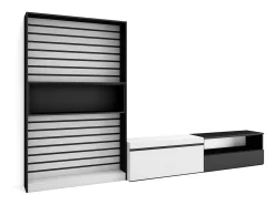 Móvel De Tv|Skraut Home Conjunto de móveis TV, 310x35x186cm, Para televisores até 80