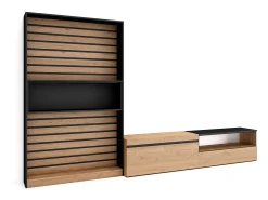 Móvel De Tv*Skraut Home Conjunto de móveis TV, 310x35x186cm, Para televisores até 80