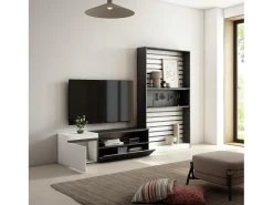 Móvel De Tv*Skraut Home Conjunto de móveis TV, 260x35x186cm, Para televisores até 65