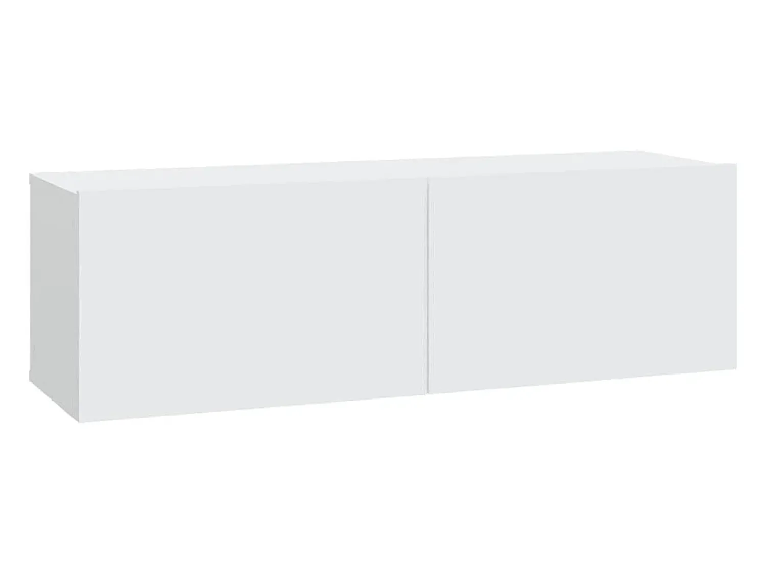 Móvel De Tv| Conjunto móveis de TV 3 pcs madeira processada PT686711 Branco