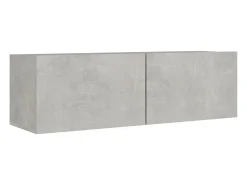 Conjunto móveis de TV 8 pcs madeira processada cimento PT189295^ Móvel De Tv
