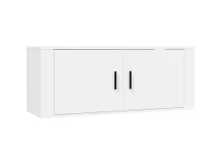 New Conjunto móveis de TV 3 pcs madeira processada PT336434 Branco