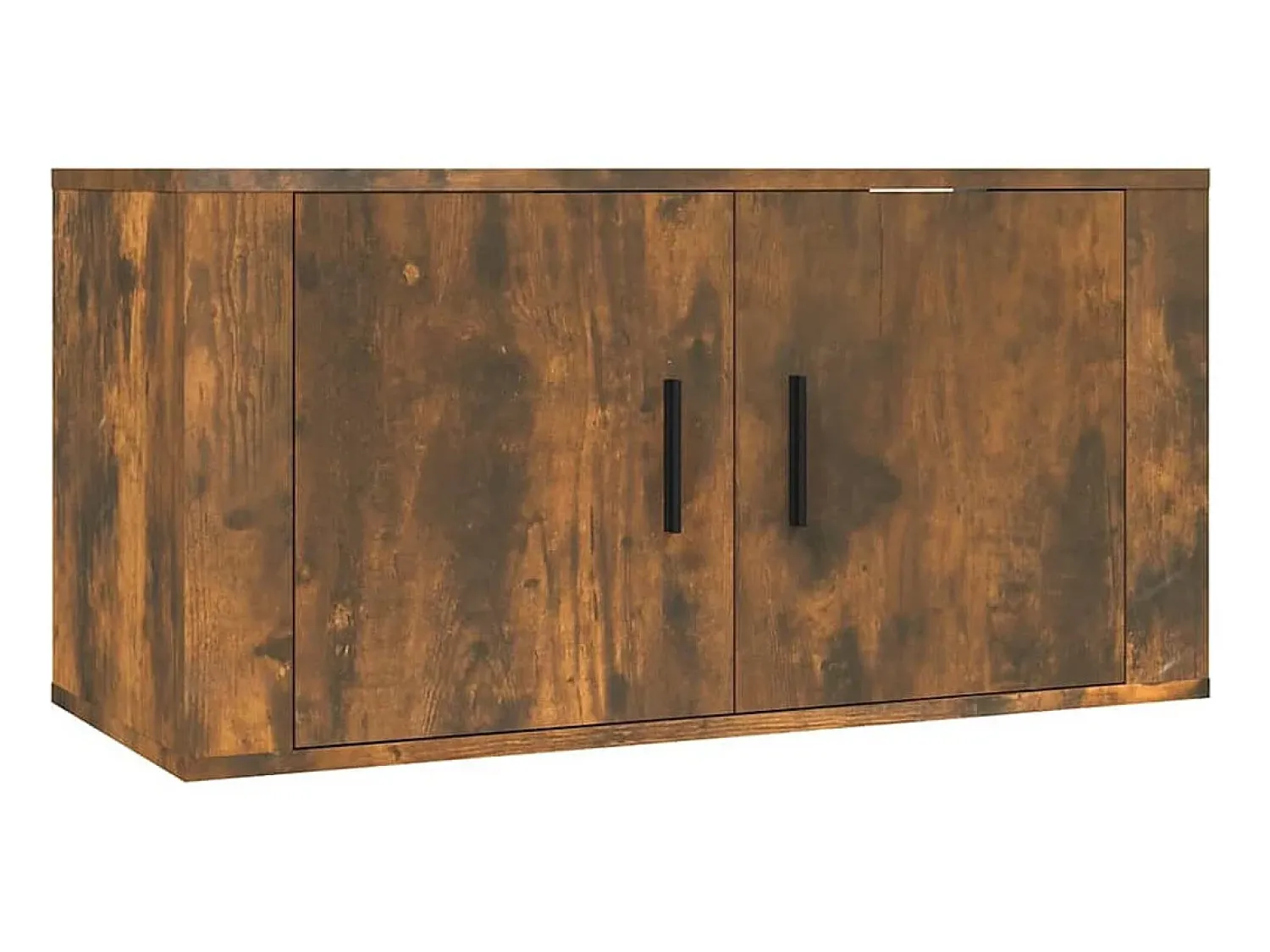 Móvel De Tv| Conjunto móveis de TV 2pcs madeira processada carvalho fumado PT840300 Castanho