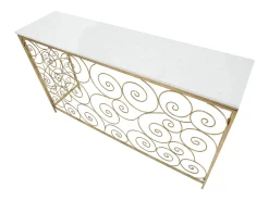 Consola* Consol Espiral Cm 140X36X82 Dourado