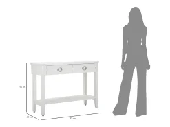 Consola* CONSOLA BRILHO CM 110X40X82 Branco
