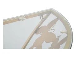 Consola* CONSOLA DE PAREDE BORBOLETAS 120X40,5X37,2 CM Dourado