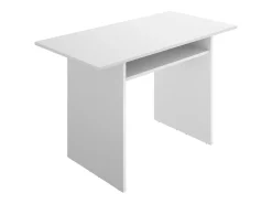 Dmora Consola extensível Rodella, Consola extensível auxiliar multiposições, Mesa de jantar dobrável com tampo rebatível, 110x33/66h75 cm,^ Consola
