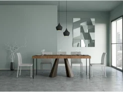 Consola|ITAMOBY Consola extensível 90x40/190 cm Diamante Small Premium Tinted Fir Bear frame Castanho