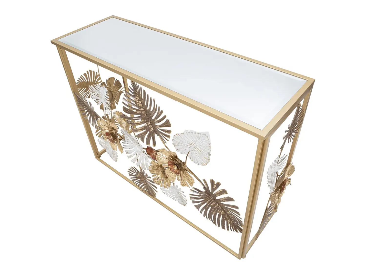 Consola* Consola Folha 71, Multicolorido, 113x40x80 cm, Kendra Home Multicor