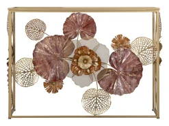 Consola* Consola Folha 69, Multicolorido, 114x41,5x80 cm, Kendra Home Multicor