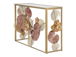 Consola* Consola Folha 69, Multicolorido, 114x41,5x80 cm, Kendra Home Multicor