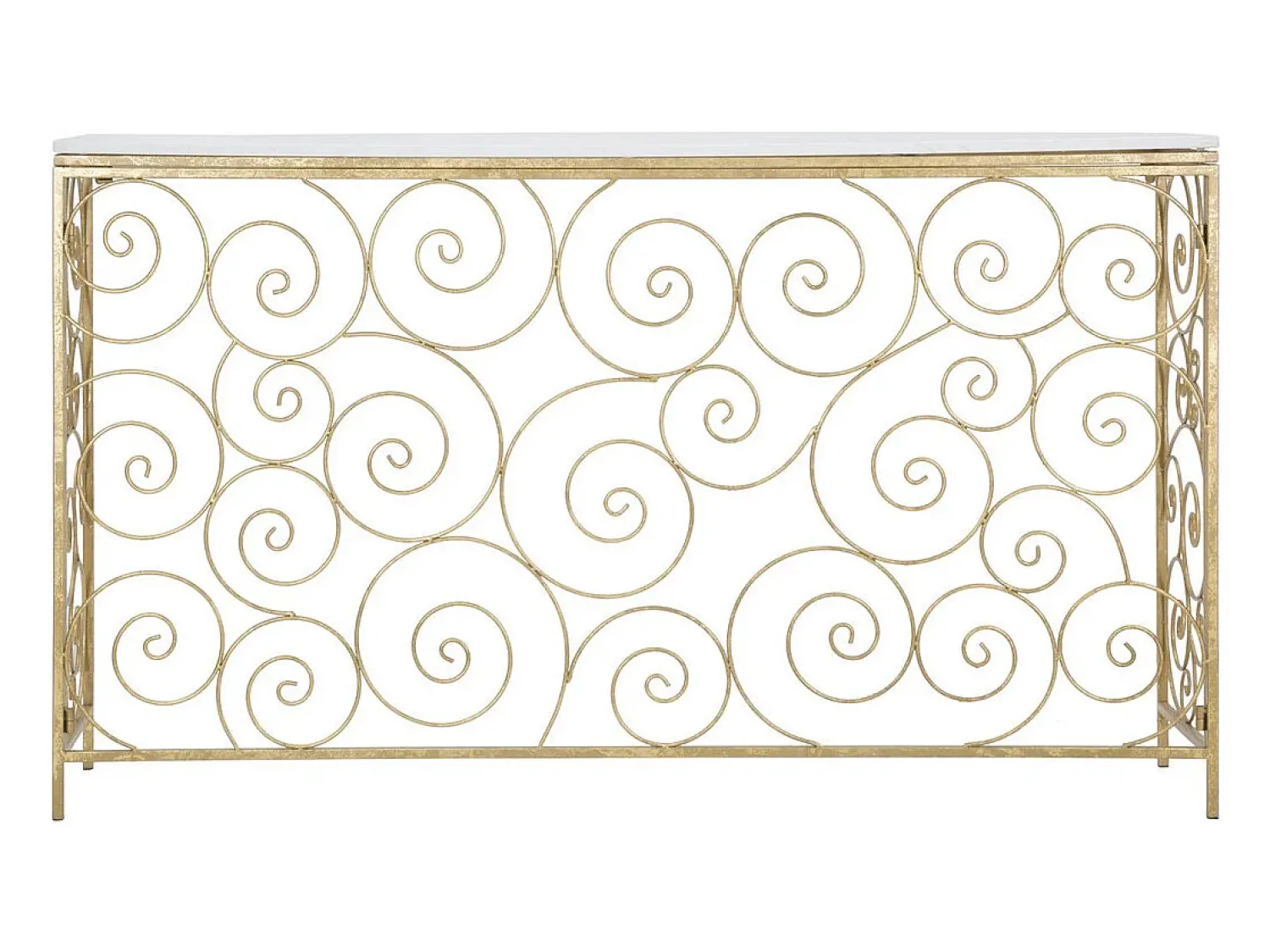 Consola VKH617, Ouro, 140x36x82 cm, Kendra Home Dourado