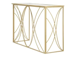 Consola| Consola VKH627, Ouro, 120x40x80 cm, Kendra Home Dourado
