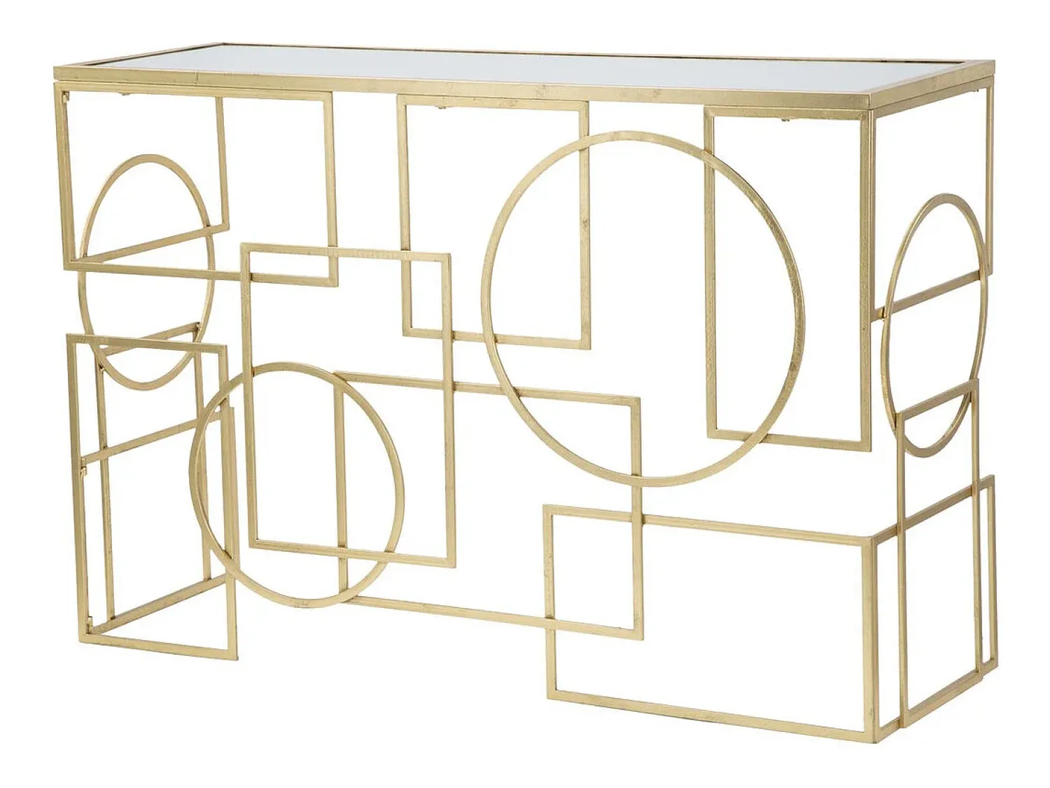 Consola VKH625, Ouro, 120x41x81 cm, Kendra Home^ Consola