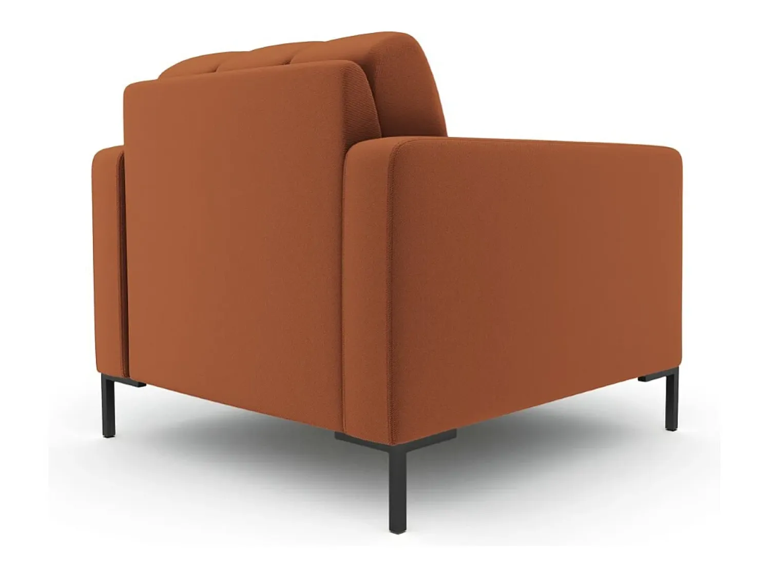Poltrona|Cosmopolitan Design - Poltrona "Bali" em tecido estrutural tijolo - 87x92x75cm Terracota