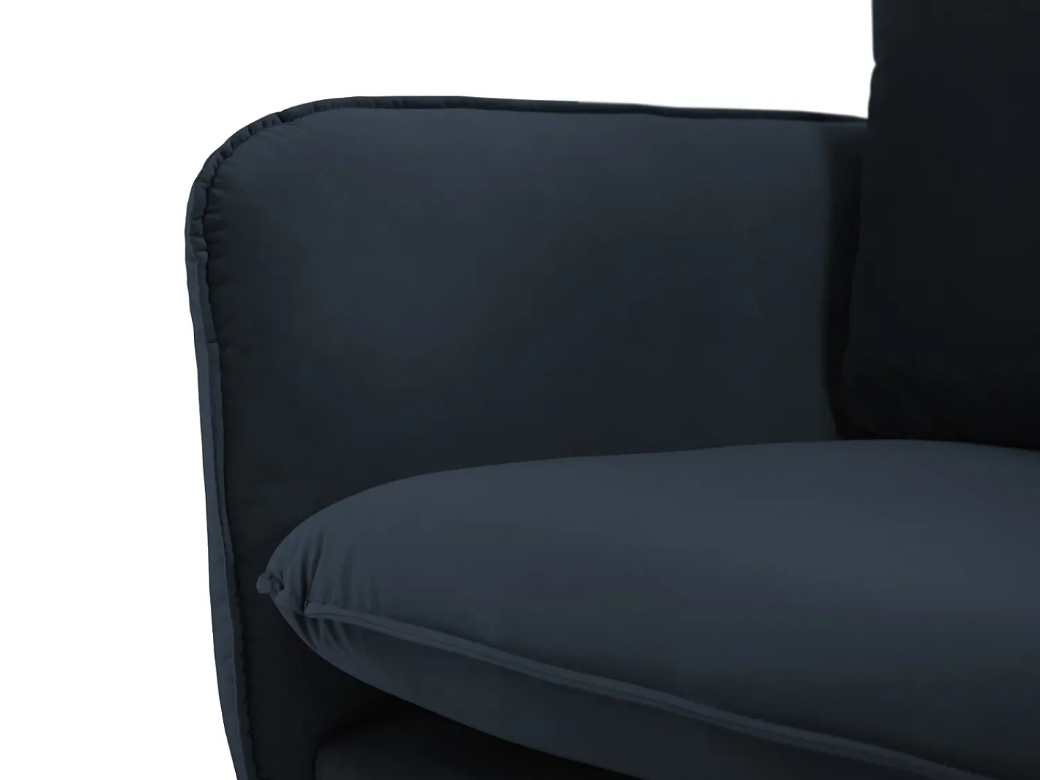 Cosmopolitan Design - Poltrona "Vienna" em veludo - 97x94x95cm^ Poltrona