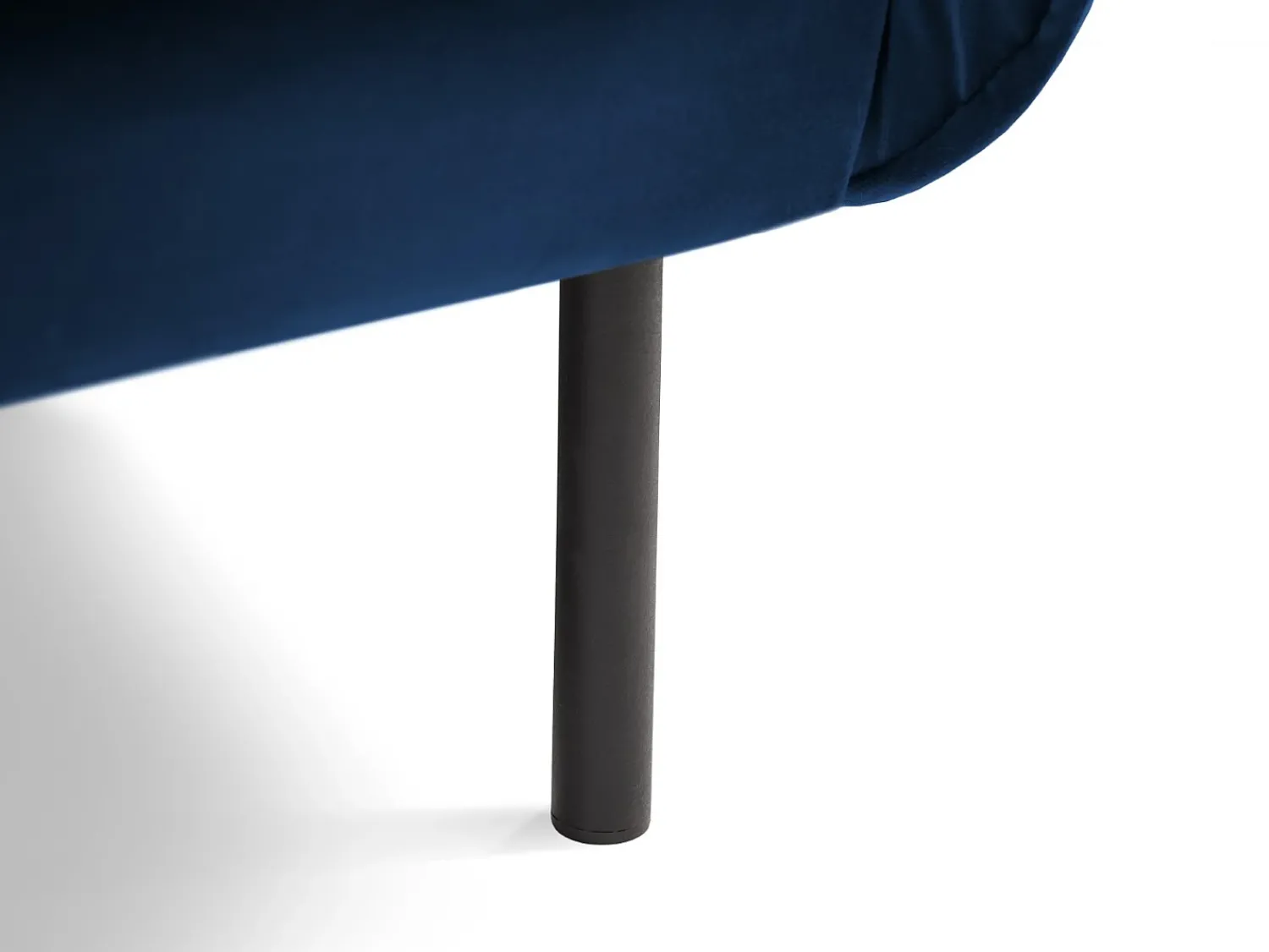 New Cosmopolitan Design - Poltrona "Vienna" em veludo azul real - 97x94x95cm Azul escuro